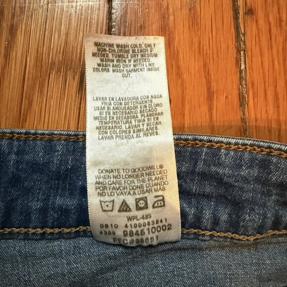 Signature by Levi Strauss Womens Jeans At Waist Bootcut Stretch Blue 12 Medium - Picture 8 of 10